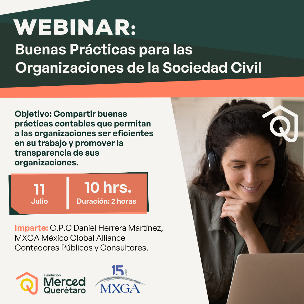 Webinar Buenas Prácticas para las Organizaciones de la Sociedad Civil