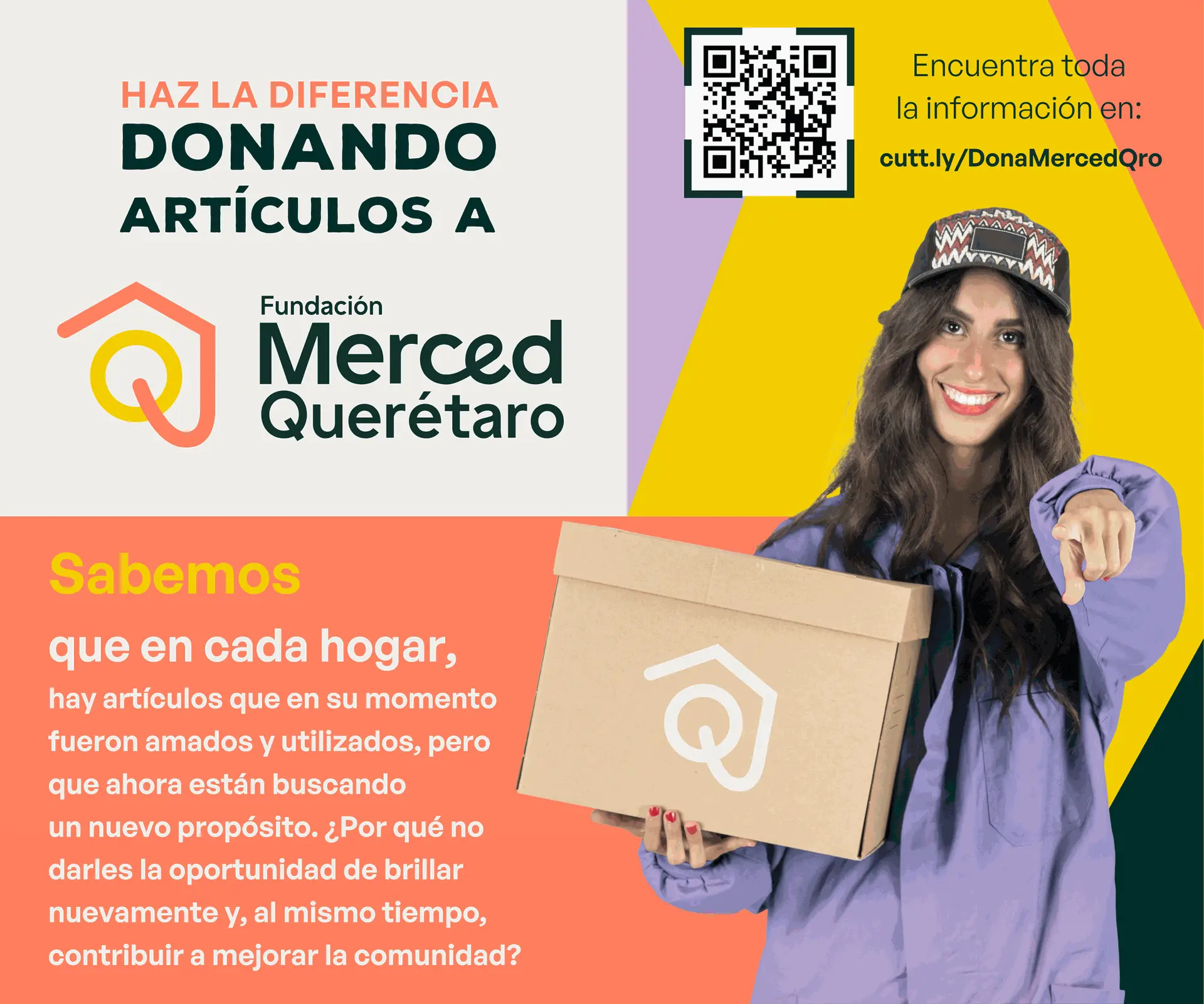 Dona artículos de seguda mano