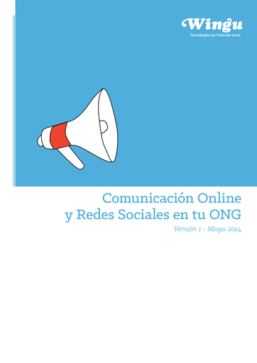 Comunicación online y redes sociales en tu ONG