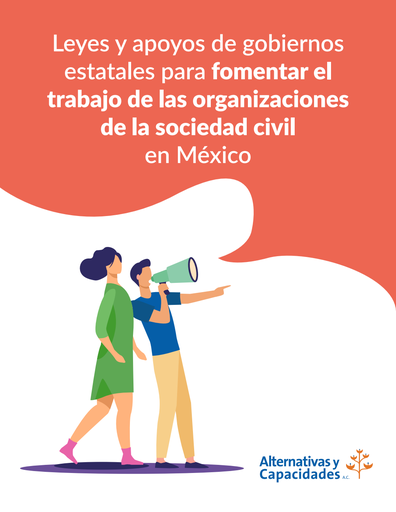 Leyes y apoyos de gobiernos estatales para fomentar el trabajo de las organizaciones de la sociedad civil en México