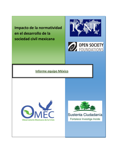 Impacto de la normatividad en el desarrollo de la sociedad civil en mexicana