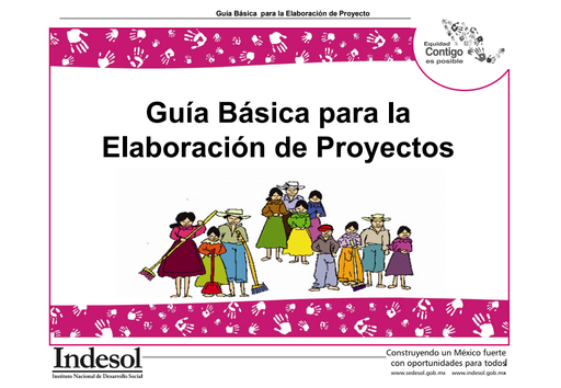 Guía básica para la elaboración de proyectos