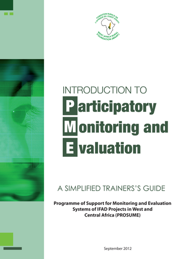 Introduction to Participatory, Monitoring and Evaluation