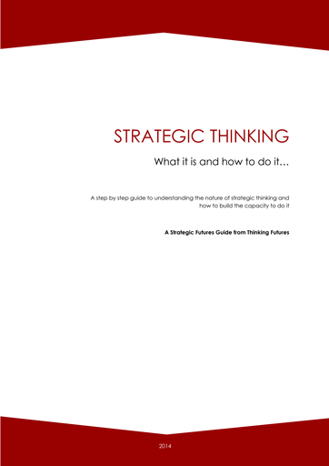 Strategic thinking